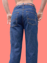 Charger l'image dans la galerie, Pantalon "Seconde" Clémence - Jean denim brut poche côté. Taille M, 38, 40. Made in Bangladesh.