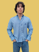 Charger l'image dans la galerie, Chemise vintage Thomas - Bleu. Taille S, 36, 38. La poste