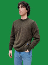 Charger l'image dans la galerie, Pull vintage Benjamin - Chiné vert kaki et anis. Taille M, 38, 40. Barbour