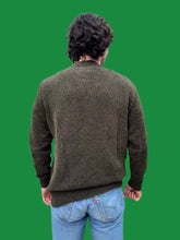 Charger l'image dans la galerie, Pull vintage Benjamin - Chiné vert kaki et anis. Taille M, 38, 40. Barbour