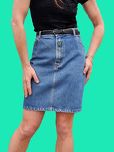 Charger l'image dans la galerie, Mini jupe vintage Linda - Denim. Taille M, 38, 40. Jm Well's
