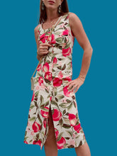 Charger l'image dans la galerie, Robe vintage Andréa - Toute boutonnée tutti frutti. Taille XS, 34, 36. Thérèse Baumaire.