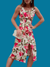 Charger l'image dans la galerie, Robe vintage Andréa - Toute boutonnée tutti frutti. Taille XS, 34, 36. Thérèse Baumaire.
