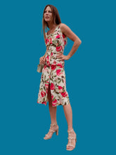 Charger l'image dans la galerie, Robe vintage Andréa - Toute boutonnée tutti frutti. Taille XS, 34, 36. Thérèse Baumaire.