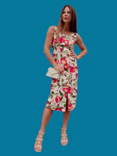 Charger l'image dans la galerie, Robe vintage Andréa - Toute boutonnée tutti frutti. Taille XS, 34, 36. Thérèse Baumaire.