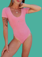 Charger l'image dans la galerie, Body vintage Samantha - Coton rose. Basio Athletic. Taille S, 36, 38.