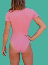 Charger l'image dans la galerie, Body vintage Samantha - Coton rose. Basio Athletic. Taille S, 36, 38.