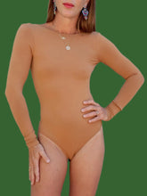 Charger l'image dans la galerie, Body Donatienne - Camel. Décolleté au dos. Taille S, 36, 38.