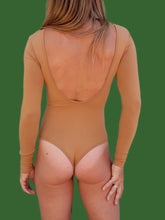 Charger l'image dans la galerie, Body Donatienne - Camel. Décolleté au dos. Taille S, 36, 38.