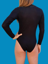 Charger l'image dans la galerie, Body vintage Sophie - Dentelle noire. Taille S, 36, 38. Antonella. Made in Italy