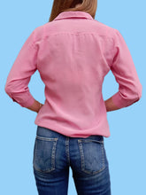 Charger l'image dans la galerie, chemisier "Seconde" Elisa - Soie rose bonbon. Taille S, 36, 38. Taille S, 36, 38. Gerard Darel. Made in Italy