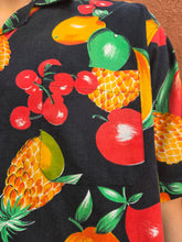 Charger l'image dans la galerie, Chemise vintage Jules - Imprimé fruité éclatant, tropical et vitaminée. Taille L, 40, 42. Alain Manoukian. Made in France