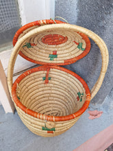 Charger l'image dans la galerie, Petit panier Renée - En osier tressé. Style Amérindien.