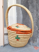 Charger l'image dans la galerie, Petit panier Renée - En osier tressé. Style Amérindien.