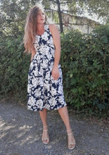 Charger l'image dans la galerie, Robe vintage Amandine - A bretelles croisées au dos. Taille XS ou 34, 36