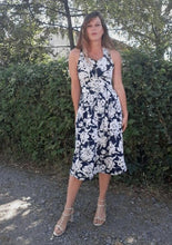 Charger l'image dans la galerie, Robe vintage Amandine - A bretelles croisées au dos. Taille XS ou 34, 36