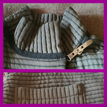Charger l'image dans la galerie, Ensemble vintage Katarina - Veste oversize & Jupe crayon. Taille S, 36, 38. Bellocoton. Fabriqué en France