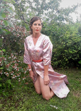 Charger l'image dans la galerie, Kimono Kaoru - Brocard en pure soie. Taille M, 36, 38, 40
