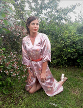 Charger l'image dans la galerie, Kimono Kaoru - Brocard en pure soie. Taille M, 36, 38, 40