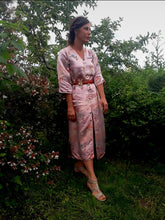 Charger l'image dans la galerie, Kimono Kaoru - Brocard en pure soie. Taille M, 36, 38, 40