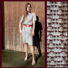 Charger l'image dans la galerie, Robe vintage Annie - Col chemisier. Taille M, 38, 40. Fabriqué en France