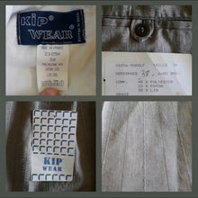 Charger l'image dans la galerie, Pantalon vintage Elsa - Lin et coton Rayé. Taille M, 38, 40. Fabriqué en France