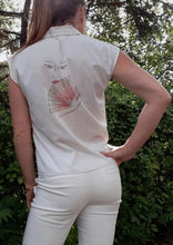 Charger l'image dans la galerie, Chemisier vintage Constance - Eventail. Taille S, 36, 38