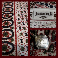 Charger l'image dans la galerie, Robe vintage Myriam - Col Lavallière. Taille M, 38, 40. Juliette K Paris. Fabriqué en France