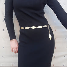 Charger l'image dans la galerie, Ceinture Brigitte - Maillons en métal doré. Taille unique