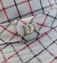 Charger l'image dans la galerie, Chapeau vintage Dolly - Carreaux Ecossais. Logo D. Laine et polyester