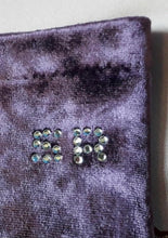 Charger l'image dans la galerie, Gants Flavie - Panne de velours violet. Sonia Rykiel