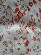 Charger l'image dans la galerie, Chemisier vintage Chiara - Imprimé floral. Taille XL 42 44. Damart.