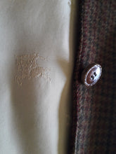 Charger l'image dans la galerie, Blazer vintage Amandine - Burberry en laine imprimé pied de poule. Taille S, 34, 36