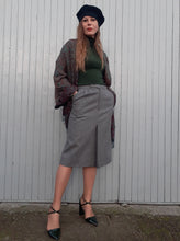 Charger l'image dans la galerie, Jupe vintage Grace - Plis creux. Taille L, 40, 42. Cacharel. Fabriqué en France