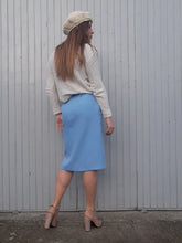 Charger l'image dans la galerie, Jupe vintage Géraldine - A fines rayures. Taille M, 38 ,40