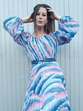 Charger l'image dans la galerie, Robe vintage Clarisse - Plis Soleil. Taille M, 38, 40. Fink Modell.