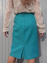 Charger l'image dans la galerie, Jupe vintage Sophie - Tissu texturé. Taille XL, 42, 44. Fabriqué en France