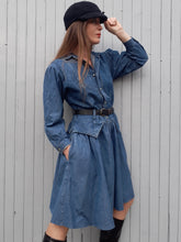 Charger l'image dans la galerie, Robe vintage Alexia - Aspect superposition. Taille M, 38, 40