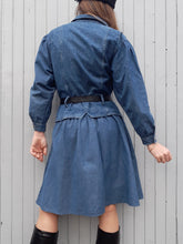 Charger l'image dans la galerie, Robe vintage Alexia - Aspect superposition. Taille M, 38, 40