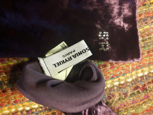 Charger l'image dans la galerie, Gants Flavie - Panne de velours violet. Sonia Rykiel