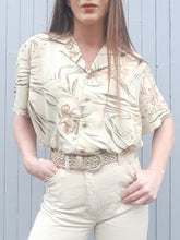 Charger l'image dans la galerie, Chemisier vintage Virginia - Vert d'eau. Taille XL, 42, 44