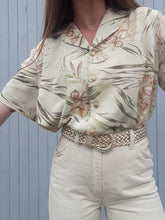 Charger l'image dans la galerie, Chemisier vintage Virginia - Vert d'eau. Taille XL, 42, 44