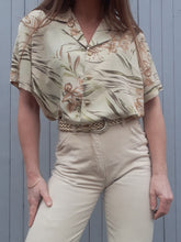 Charger l'image dans la galerie, Chemisier vintage Virginia - Vert d'eau. Taille XL, 42, 44