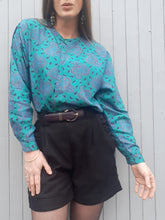 Charger l'image dans la galerie, Chemisier vintage Rosalie - Imprimé Paisley. Taille M, 38, 40