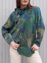 Charger l'image dans la galerie, Blouse vintage Héloïse - Manches chauves-souris. Taille L, 42, 44