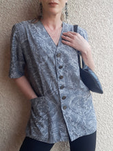 Charger l'image dans la galerie, Blazer vintage Nina - Anges musiciens. Taille L, 40, 42