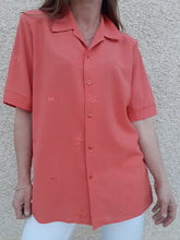 Charger l'image dans la galerie, Chemisier vintage Séléna - Broderies florales. Taille XL, 42, 44