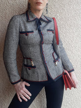 Charger l'image dans la galerie, Veste vintage Carla - Pierre Balmain. Pied-de-poule. Taille S, 36, 38