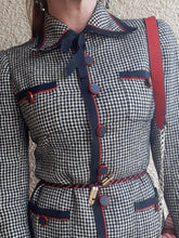 Charger l'image dans la galerie, Veste vintage Carla - Pierre Balmain. Pied-de-poule. Taille S, 36, 38