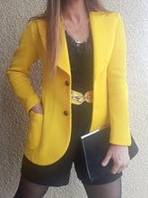 Charger l'image dans la galerie, Blazer vintage Avril - Jaune vif. Taille S, 36, 38